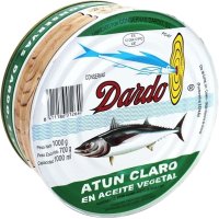 Atún Claro Dardo En Aceite Vegetal Lata Ro Ro-1000 - 47203