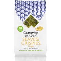 Snack Clearspring Alga Nori Eco Con Jengibre Tostada 4 Gr - 47364