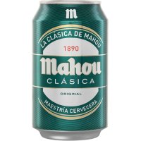 Cerveza Mahou Clásica Lata 33 Cl - 480