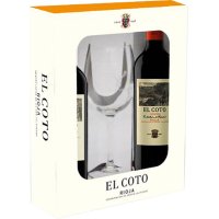 Vino Coto Negro Crianza 13º Estuche 75 Cl 2 Botellas+copa - 4808