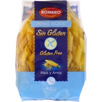 Penne Rigate Romero Sin Gluten 400 Gr - 48428