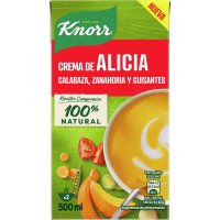 Crema Knorr Alicia Carabassa Pastanaga I Pèsols 500 Ml - 49006