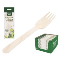 Forquilla Biodegradables Fusta Bossa 16 Cm 12 U - 49165