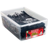 Caramelos De Goma Haribo Mega Torcidas Regaliz 200 Gr - 49445