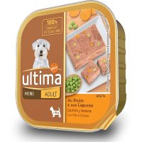 Comida Para Perros Ultima Wet Adult Pollo Y Verduras Húmeda Lata 150 Gr - 49611