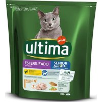 Comida Para Gatos Ultima Esterelizados Senior Pollo Seca 800 Gr - 49615