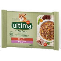 Comida Para Gatos Ultima Wet Nature Buey Y Pavo Húmeda 85 Gr 4 U - 49618