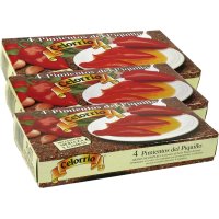 Pimientos Celorrio Piquillo Merluza Y Gambas Rellenos Lata Fiesta 240 Gr 4 Pimientos - 5092