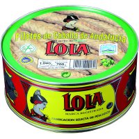 Cavalla Lola Del Sud En Oli Vegetal Filets Llauna 1.15 Kg - 5140