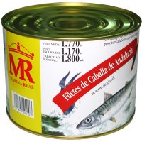 Caballa Marina Real De Andalucía En Aceite De Girasol Filetes 0º Lata 1.8 Kg - 5325