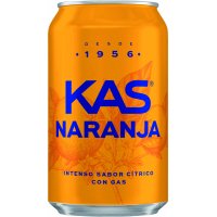 Refresco Kas Naranja Lata 33 Cl Suelta - 590