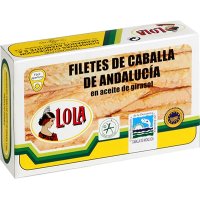 Caballa Lola De Andalucía En Aceite De Girasol Filetes Lata 125 Gr - 6140