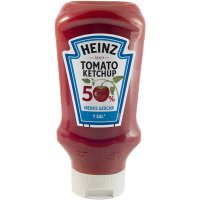 Ketchup Heinz 50% Menos Azúcar Y Sal Top Down 550 Gr - 6238