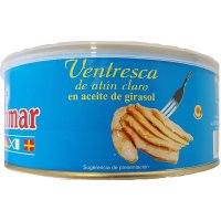 Ventresca De Tonyina Clara Portomar En Oli De Gira-sol Filets Llauna 900 Gr - 6365