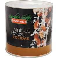 Alubias Penelas Rojas Extra Cocidas Lata 3 Kg - 6389