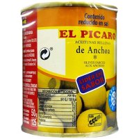 Olives El Picaro Mançanenca Farcides Llauna 50 Gr 200 Gr - 6714