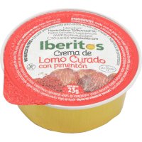 Iberitos Crema De Lomo Al Pimenton 25gr 45u - 6852