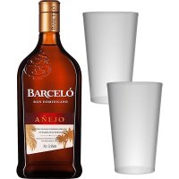 Ron Barceló Añejo 70 Cl 6 Botellas 37.5º + 30 Vasos Reciclables - 81949