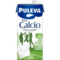 Leche Puleva Vita Calcio Semi Brik 1 Lt - 893