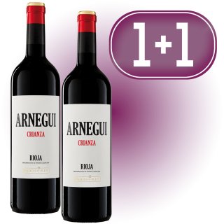 1 CAJA ARNEGUI CRIANZA TINTO + 1 DE REGALO