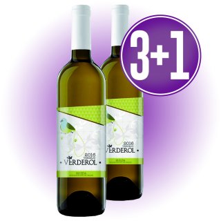 3 Caixes Verderol Verdejo 100% DO Rueda + 1 DE REGAL
