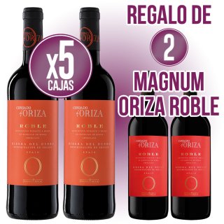 5 CONDADO ORIZA ROBLE + REGALO 3 BOTELLAS CONDADO ORIZA ROBLE MAGNUM