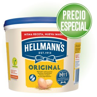 1 CUBO MAYONESA HELLMANS 5LT A PRECIO ESPECIAL