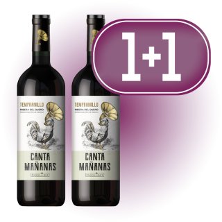 1 CAJA CANTAMAÑANAS TINTO (6 U) + 1 DE REGALO