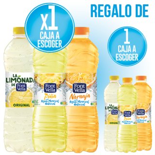 1 FONT VELLA LA LIMONADA 1.25LT A TRIAR SABOR A PREU NET