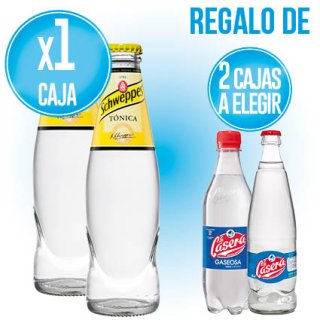 24 BOTELLAS DE TONICA RETORNABLE REGALO DE 20 CASERA 500ML RETORNABLE O 12 CASERA 500ML SIN RETORNO