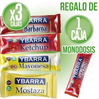MODULO 3 SALSA MONODOSIS+1 KETCHUP MONODOSIS