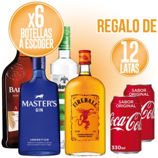 MODULO 6 BOT LICORES VARMA + 12 COCA COLA LATA