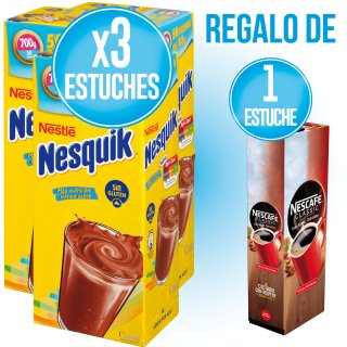 MODULO 3 NESCAFE SOBRES+ 1 NESQUIK SOBRES