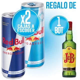 MODULO 2 RED BULL A PRECIO + 1 BOT WHISKY JB