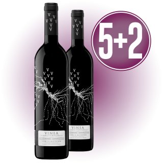 5 CAJAS DE VINEA TINTO CRIANZA 3/4 (6 U) + 2 DE REGALO