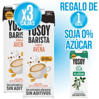 MODULO 3 YOSOY BARISTA AVENA + 1 YOSOY SOJA 0% AZU