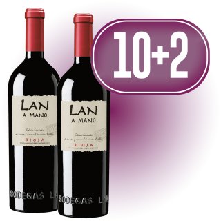 10 BOTELLAS LAN A MANO + REGALO 2 BOTELLAS LAN A MANO Y 1 MAGNUM LAN A MANO
