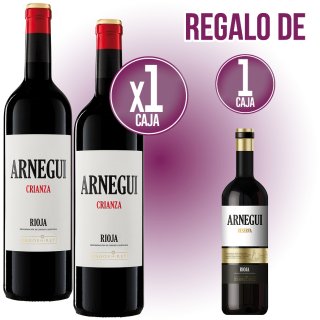 1 ARNEGUI CRIANZA + REGALO 1 ARNEGUI RESERVA