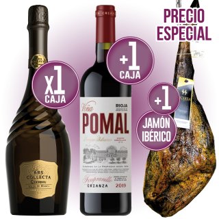 MODULO LOTE JAMON + ARS COLLECTA + VIÑA POMAL