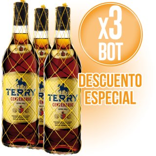 POR 3 BOTELLAS DE TERRY A PRECIO ESPECIAL.