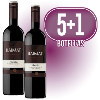 5 BOTELLAS RAIMAT ABADIA + REGALO 1 BOTELLA RAIMAT ABADIA