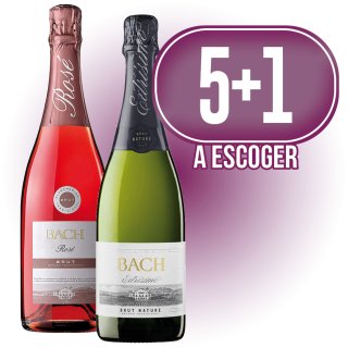 5 AMPOLLES CAVA BACH A TRIAR + REGAL 1 AMPOLLA CAVA BACH A TRIAR