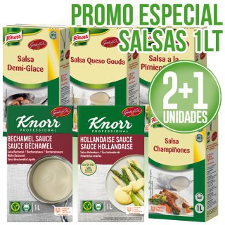 POR 2 SALSAS GARDE D'OR BRIK LITRO A ESCOGER, REGALO 1 SALSA.