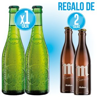 PER 1 ALHAMBRA RESERVA 1925 1/3 SENSE RETORN, REGAL 2 MAHOU RESERVA 1/3 SENSE RETORN.