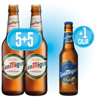 PER 5 SAN MIGUEL 1/3 RETORNABLE. REGAL 5 SAN MIGUEL 1/3 RETORNABLE + 1 SAN MIGUEL 0,0 RADLER 1/3 SEN