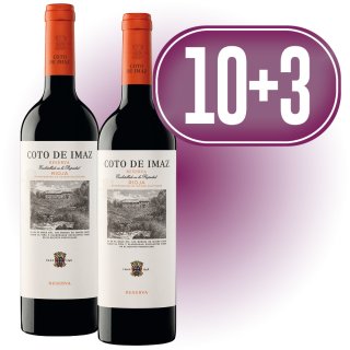 POR 10 CAJAS COTO IMAZ RESERVA, REGALO 3 CAJAS IGUALES.