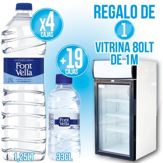 PER 19 FONT VELLA 1/3 SR I 4 FONT VELLA 1250, REGAL 1 VITRINA 1METRE.
