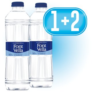 1 FONT VELLA 500 PET CARTON + REGALO 2 FONT VELLA 500 PET CARTON