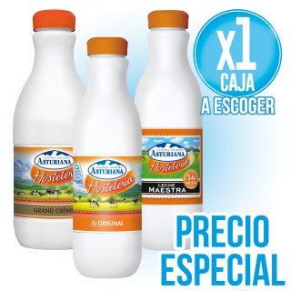 1 CAJA DE LECHE ASTURIANA A ELEGIR A PRECIO ESPECIAL.