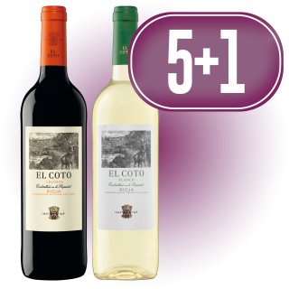 5 CAJAS PROMO 3 COTO CRIANZA + BLANCO + REGALO 1 CAJA PROMO 3 COTO CRIANZA + BLANCO